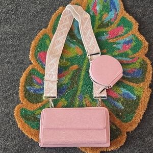 Elegant Pink Women's Bag Set